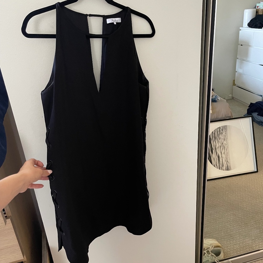 Parker lace up dress